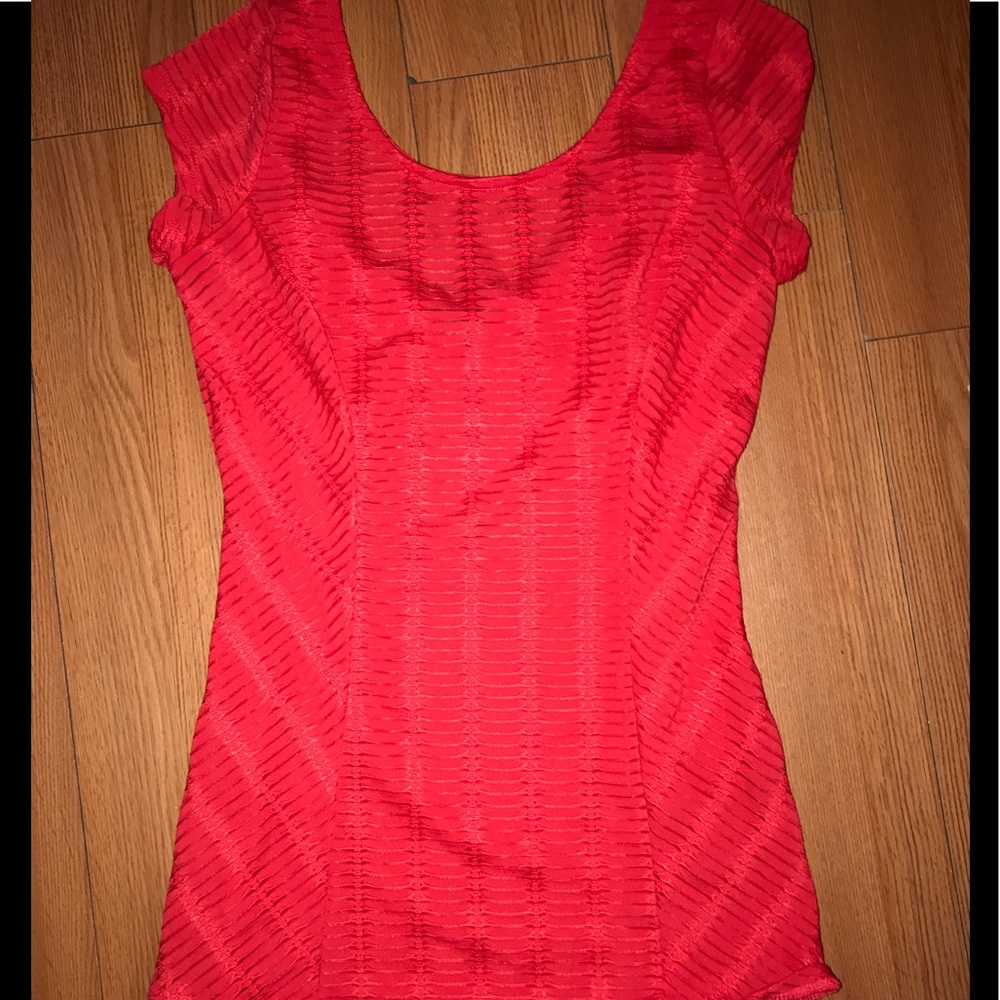 Red womens XS Top